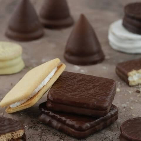 Galletitas de Limón con chocolate.