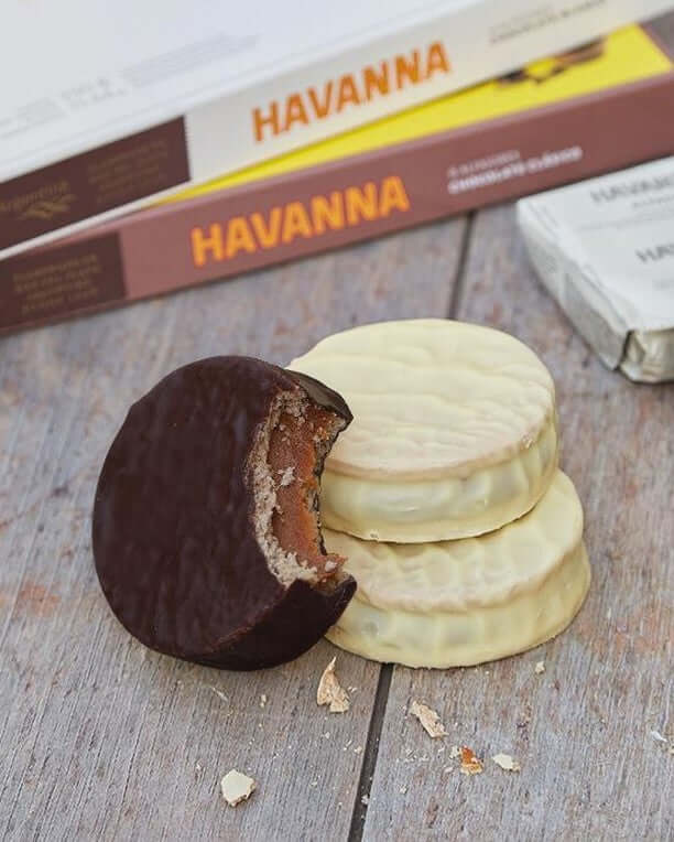 Alfajor Chocolate Blanco.