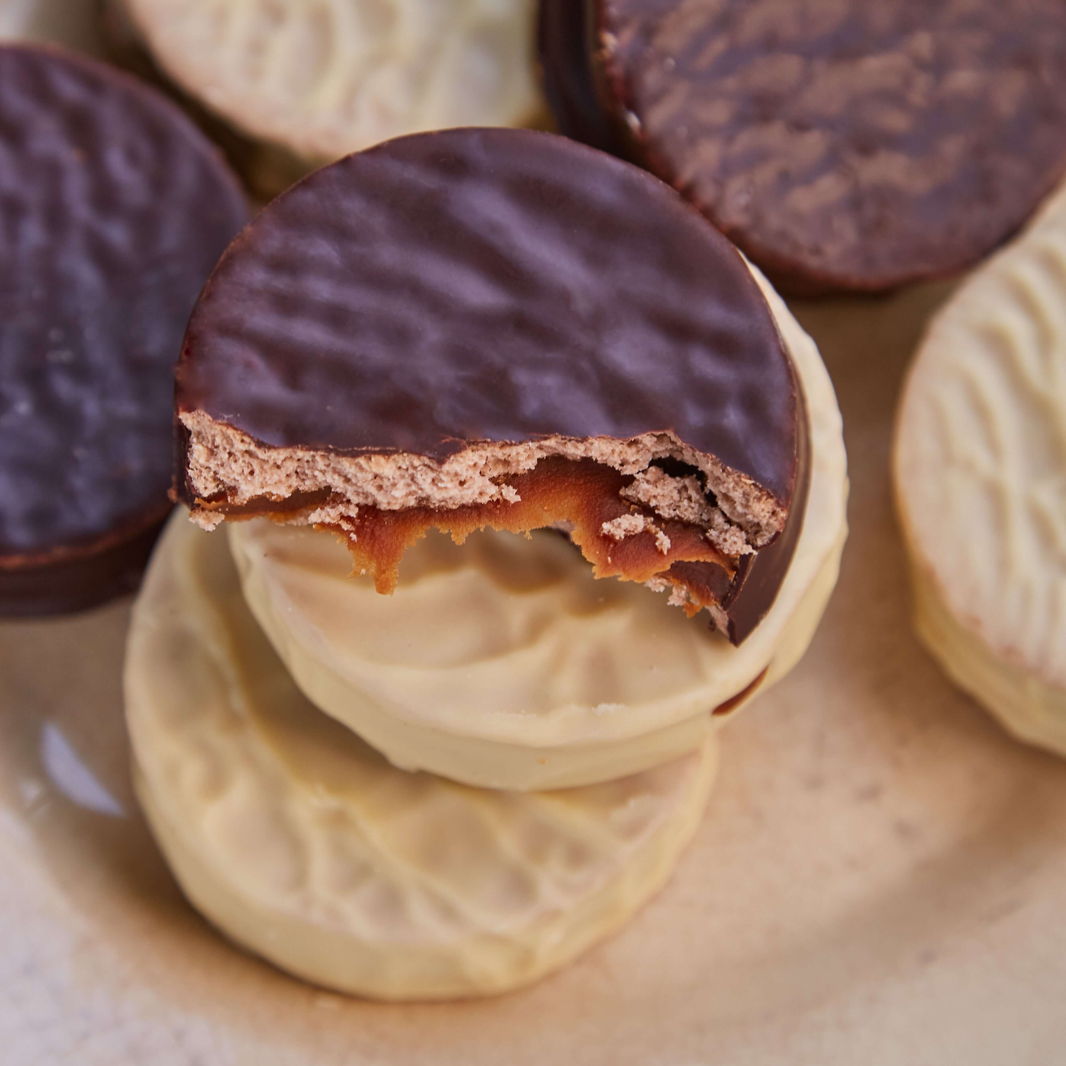 Alfajores Mixtos Chocolate.
