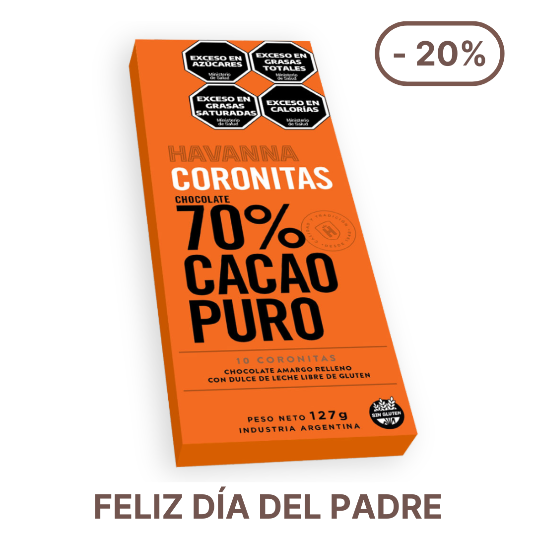 Coronitas 70% Cacao 127g