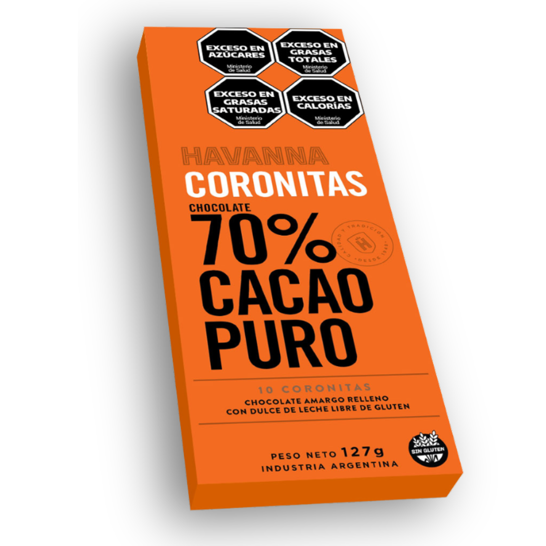 Coronitas 70% Cacao 127g