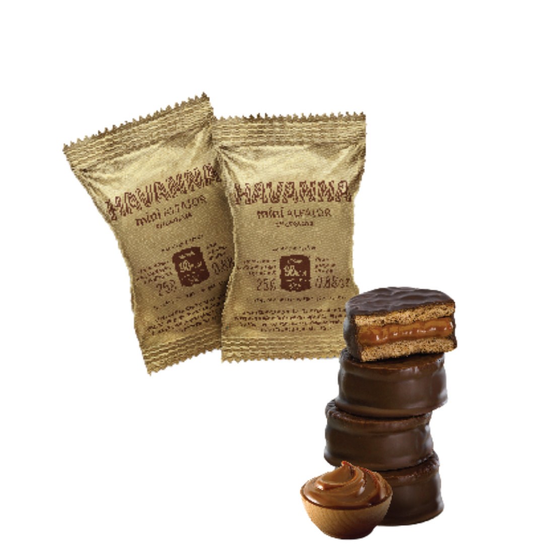 Mini Alfajores de Chocolate