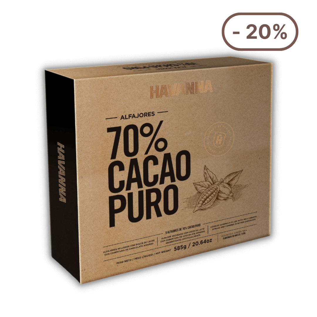 Alfajores 70% Cacao