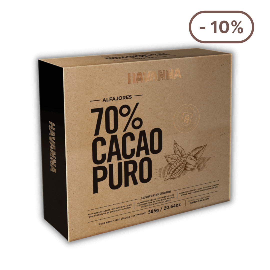 Alfajores 70% Cacao