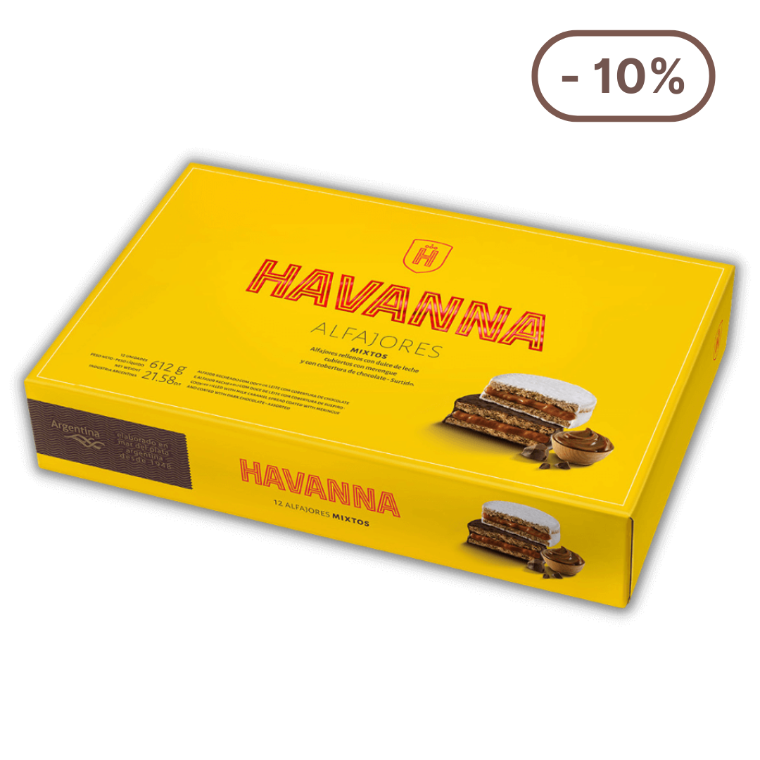 Alfajores Mixtos Chocolate - Merengue
