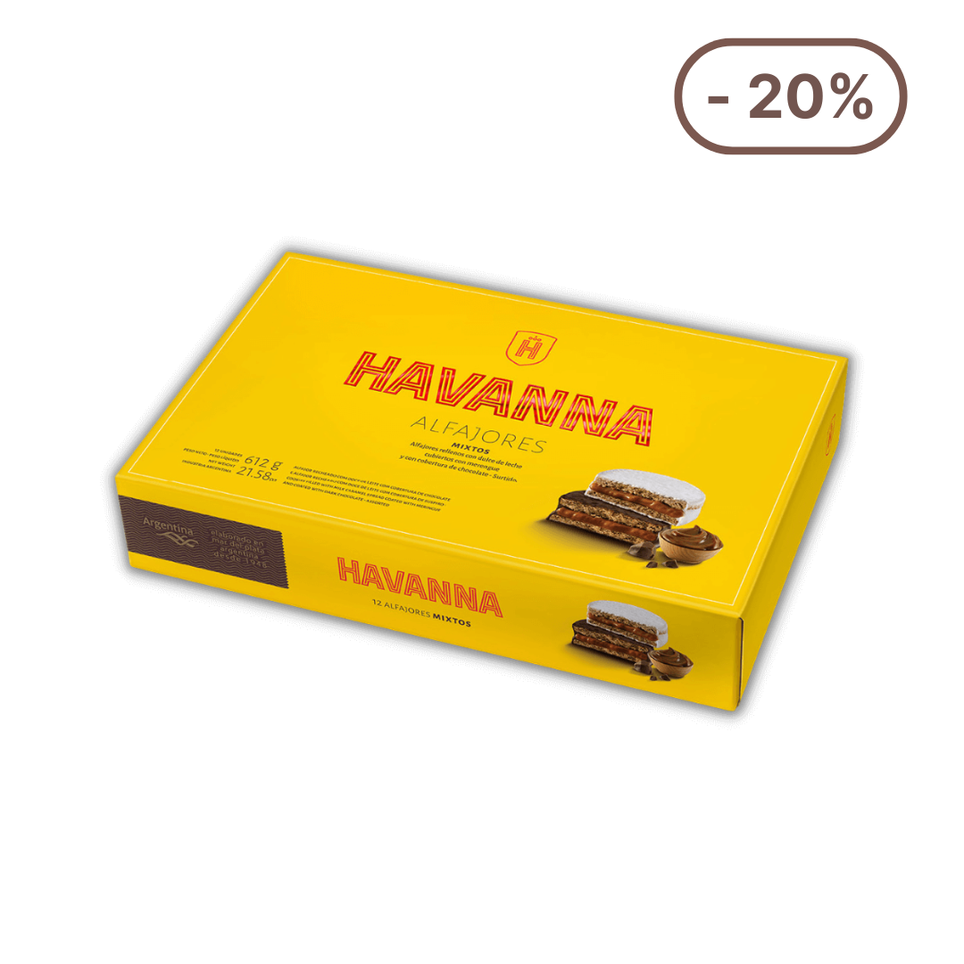 Alfajores Mixtos Chocolate - Merengue