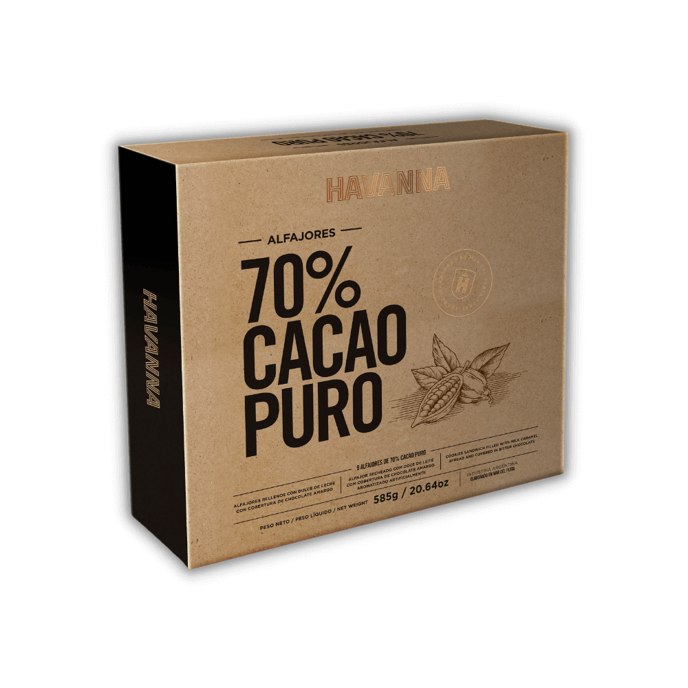 Alfajores 70% Cacao